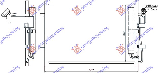 ΨΥΓΕΙΟ A/C 1.6 CD ΠΕΤΡΕΛΑΙΟ (525x360x12)