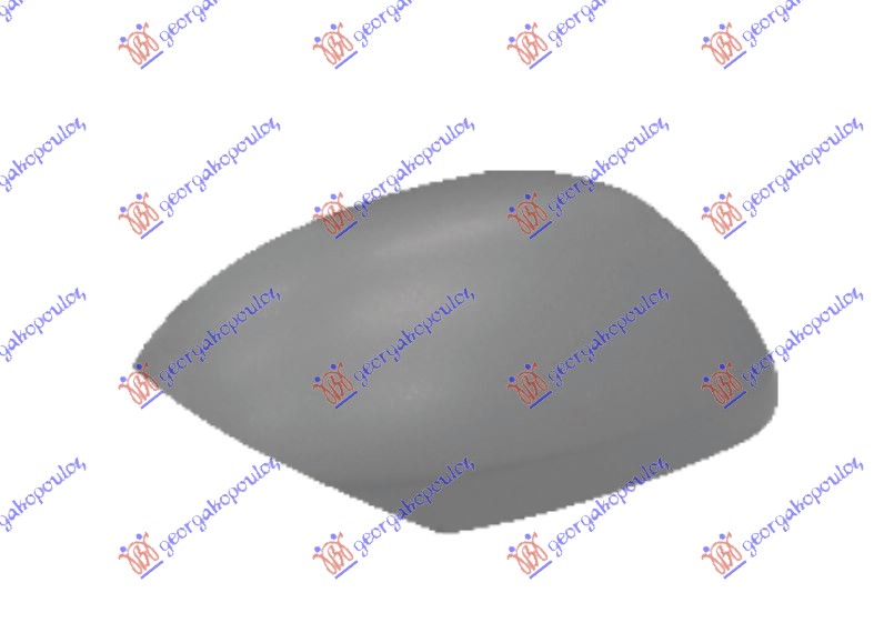 DOOR MIRROR COVER PRIMED (W/SIDE LAMP SEAT)