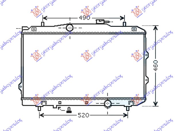 ΨΥΓ. 1.6i-16V +/-A/C (x37,5x67x16) 06-09