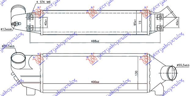 ΨΥΓΕΙΟ INTER.2,0TDi (40x12,7x76) 00-02