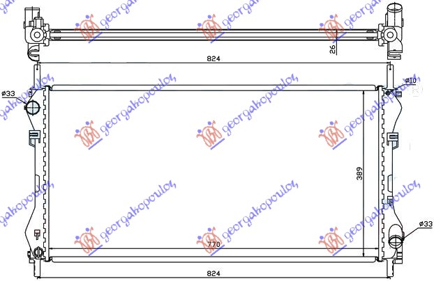 ΨΥΓΕΙΟ 2.0CC TDI-TDCI +/-A/C (77x40)