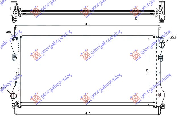 ΨΥΓΕΙΟ 2.3i16V-2.4TD +/-AC (77x40) (MAHLE BEHR)