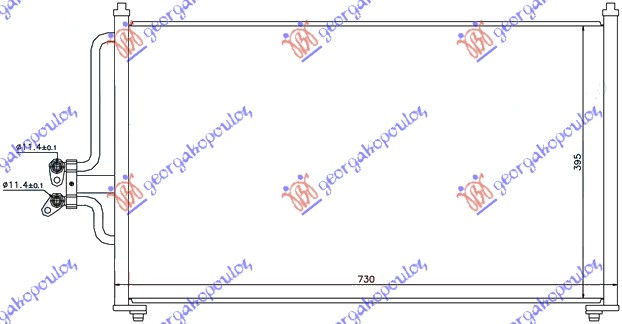 ΨΥΓΕΙΟ A/C 2.0-3.0 ΒΕΝΖΙΝΗ -04 (700x430x16)