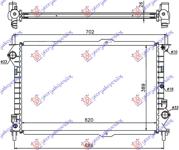 ΨΥΓΕΙΟ 1,8 ΒΕΝΖ-1,8TDCI-A/C (62x38,9x28)