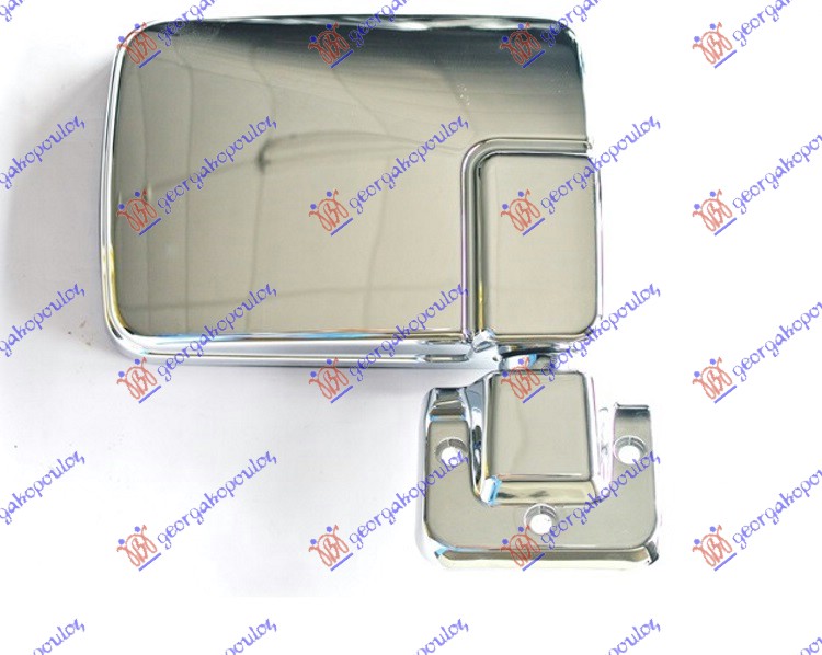 DOOR MIRROR MANUAL CHROME -89 (FLAT GLASS)