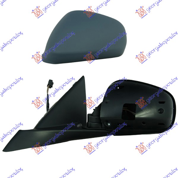 DOOR MIRROR ELECTRICAL HEATED PRIMED (A QUALITY) (ASPHERICAL GLASS)
