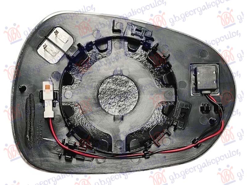 DOOR MIRROR GLASS HEATED (W/BLIS) (CONVEX GLASS)