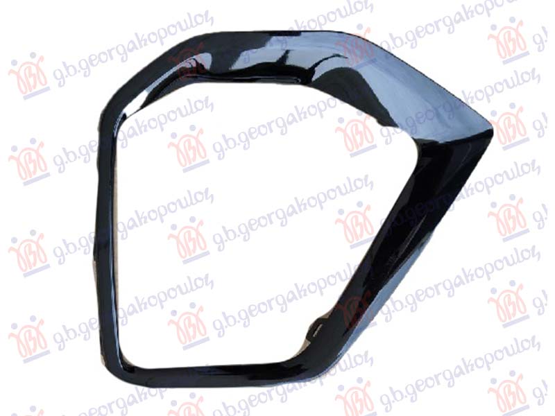 FRONT BUMPER GRILLE MOULDING (PAINTED BLACK) (S-LINE/SQ7)