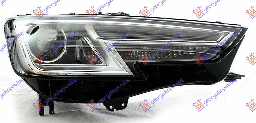 HEAD LAMP Bi-XENON W/LED DRL (W/MOT) (E) (DEPO)