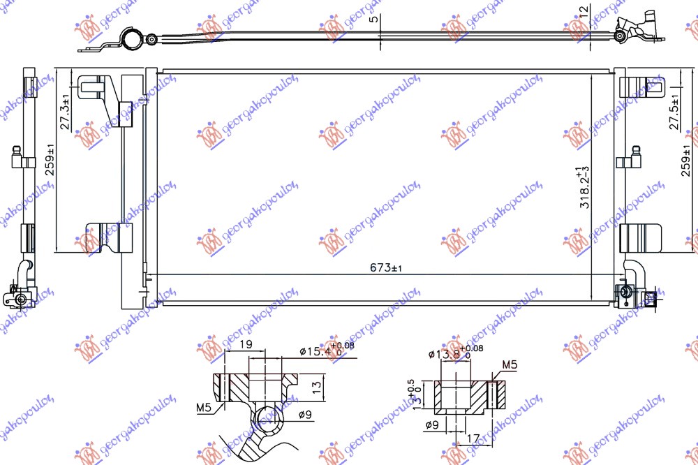 ΨΥΓΕΙΟ A/C 1.4 TFSI/S4/RS4 ΒΕΝΖΙΝΗ 2.0/3.0 TDi ΠΕΤΡΕΛΑΙΟ (673x318x12)