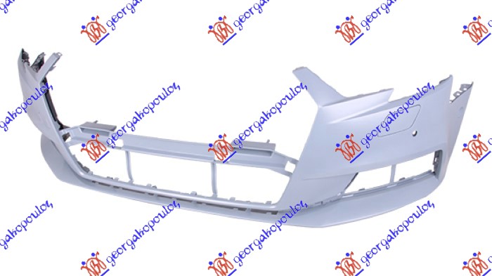 FRONT BUMPER PRIMED (W/CUTTING MARKS FOR WASHER HOLES) (W/4 PDC)