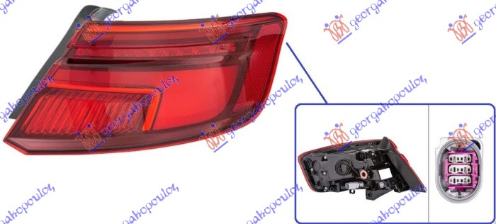 ΦΑΝΟΣ ΠΙΣΩ ΕΞΩ LED ΔΥΝΑΜΙΚΟ SPORTBACK (HELLA)