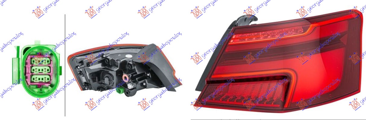 TAIL LAMP OUTER LED DYNAMIC (HELLA)