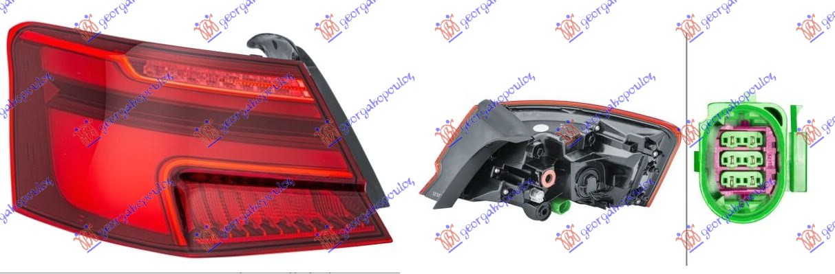 TAIL LAMP OUTER LED DYNAMIC (HELLA)