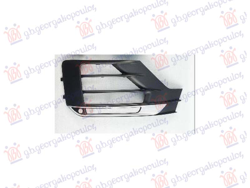 FRONT BUMPER GRILLE (W/ MOULDING CHROME)(W/ 1 PDC)