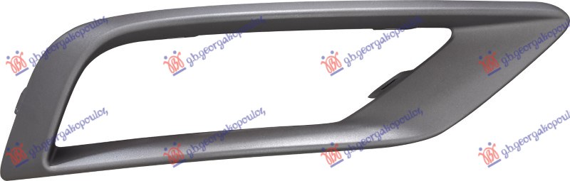 REAR EXHAUST MOULDING SILVER (S-LINE)