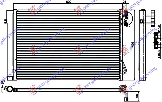 ΨΥΓΕΙΟ A/C 1,6-2,0-2,5,3,0 PETR(58,7x40)