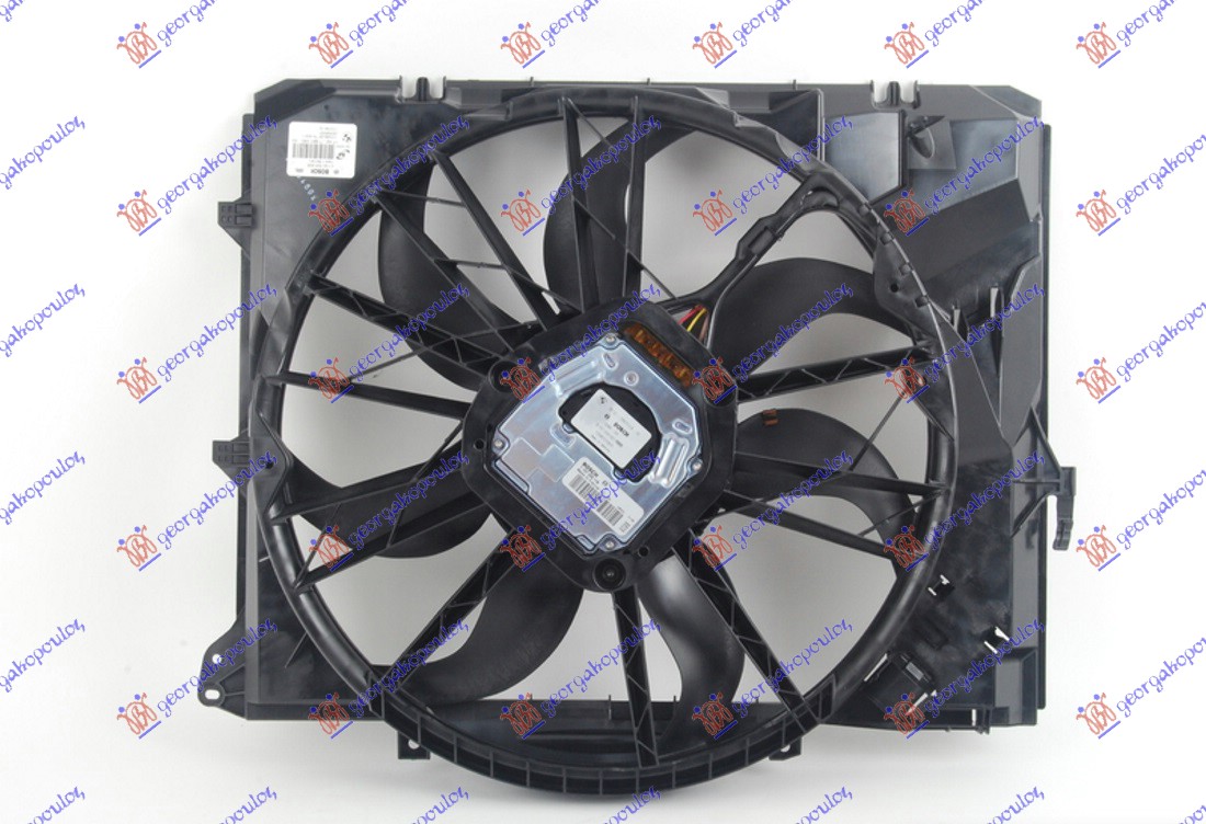 COOLING FAN ASSY PETROL (4 PINS)