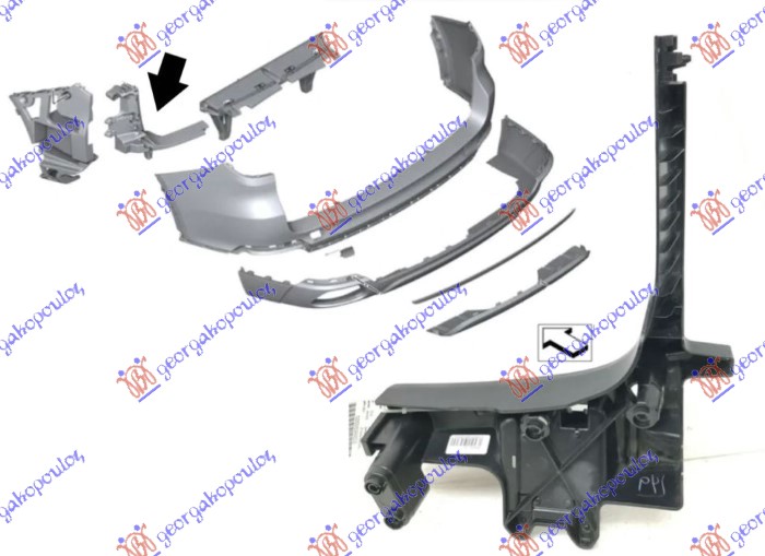 ΒΑΣΗ ΠΡΟΦΥΛΑΚΤΗΡΑ ΠΙΣΩ ΠΛΑΣΤΙΚΗ (ΜΕΣΑΙΑ)