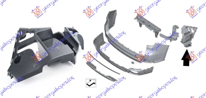 ΒΑΣΗ ΠΡΟΦΥΛΑΚΤΗΡΑ ΠΙΣΩ ΠΛΑΙΝΗ ΠΛΑΣΤΙΚΗ