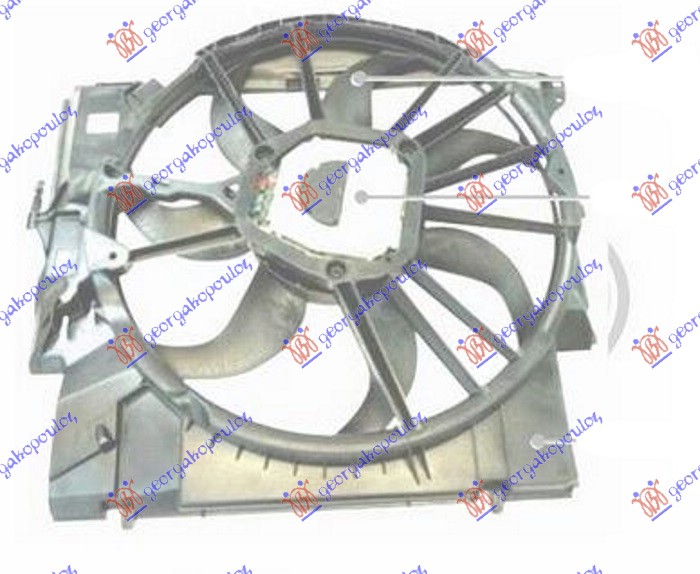 COOLING FAN 3.0 PETROL - 2.0 DIESEL (500mm) (600W)