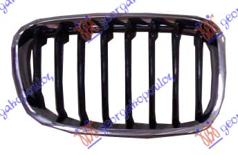 GRILLE SIDE PIECE (M) (CHROME/BLACK)