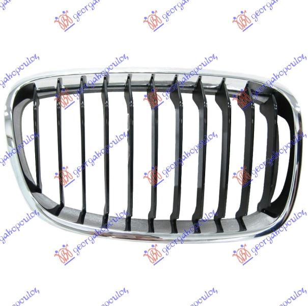 GRILLE SIDE PIECE (CHROME/BLACK)