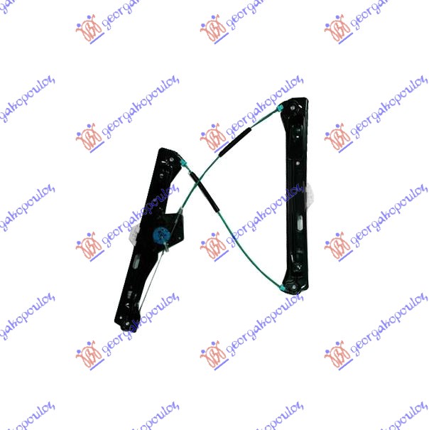 FRONT WINDOW REGULATOR ELECTRICAL 5D (W/O MOTOR)
