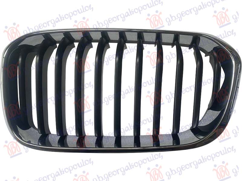 GRILLE SIDE PIECE (BLACK/CHROME) (BASIS)