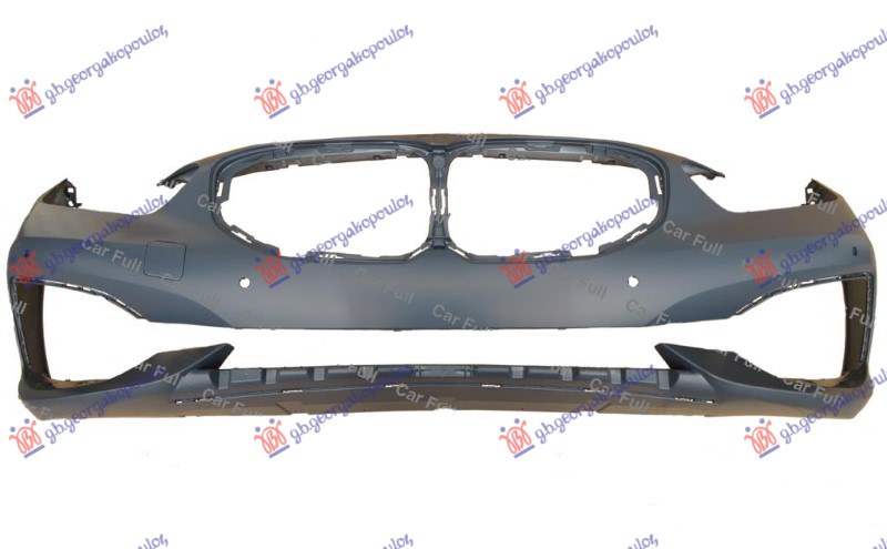 FRONT BUMPER PRIMED LUXURY-LINE (W/PDC)