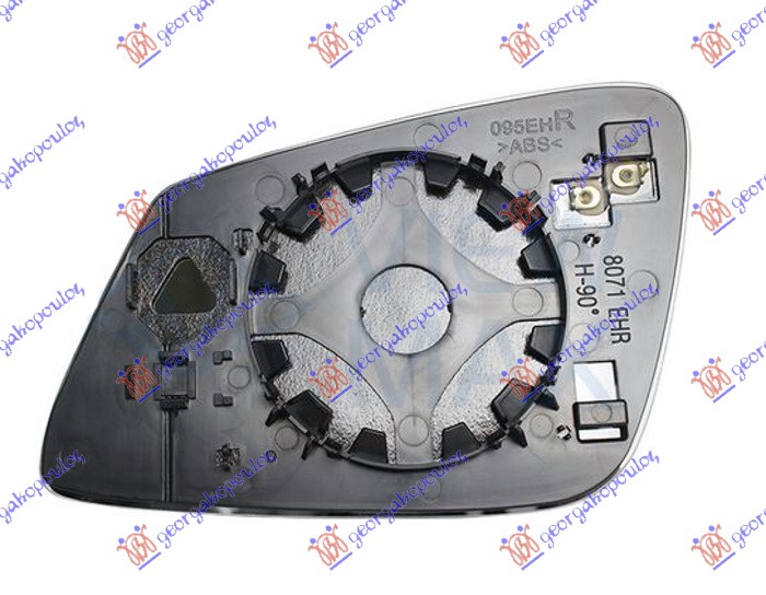 DOOR MIRROR GLASS HEATED (ASPHERICAL GLASS)