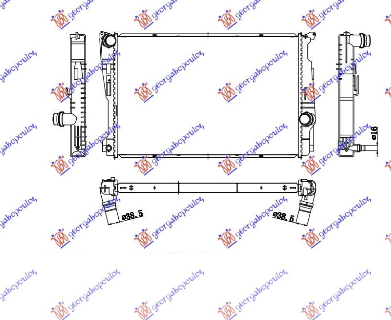 ΨΥΓΕΙΟ ΓΙΑ ΟΛΑ ΒΕΝΖΙΝΗ/ΠΕΤΡΕΛΑΙΟ ΑΥΤΟΜΑΤΟ (600x390x32) (NRF)