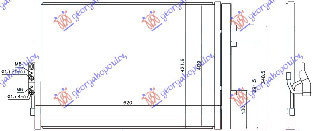 ΨΥΓΕΙΟ A/C 3.0 (28 iX) ΒΕΝΖΙΝΗ (565Χ420Χ16)