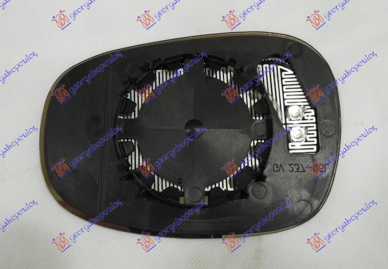DOOR MIRROR GLASS HEATED (ASPHERICAL GLASS)