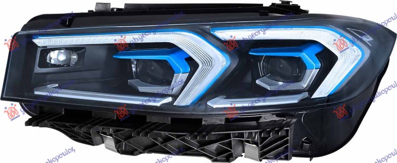 ΦΑΝΟΣ ΕΜΠΡΟΣ FULL LED MATRIX ΜΠΛΕ (HELLA)