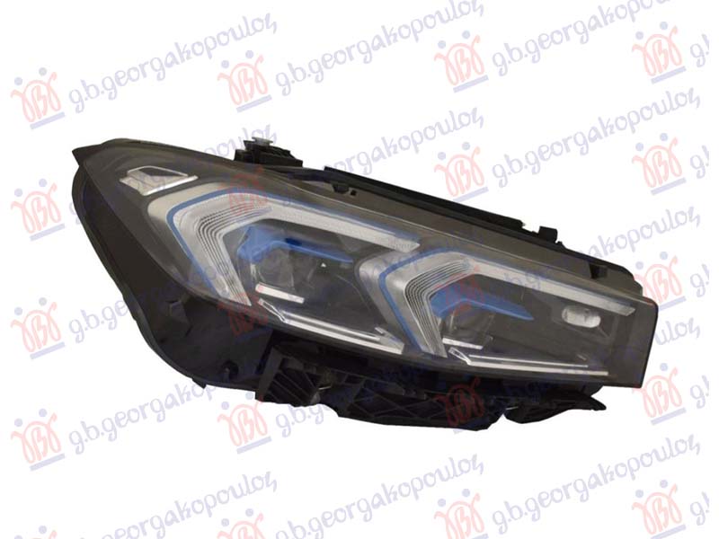 ΦΑΝΟΣ ΕΜΠΡΟΣ FULL LED MATRIX ΜΠΛΕ (Ε) (DEPO)