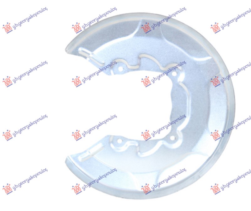 SPLASH PANEL BRAKE DISC REAR (DISC DIAMETER 280MM)