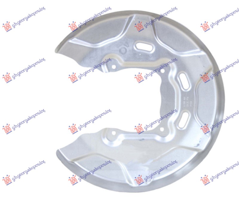 SPLASH PANEL BRAKE DISC REAR (DISC DIAMETER 300MM)