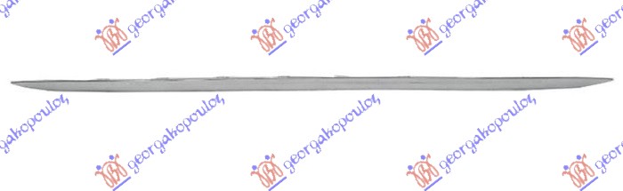 REAR BUMPER MOULDING CHROME (LUXURY LINE)
