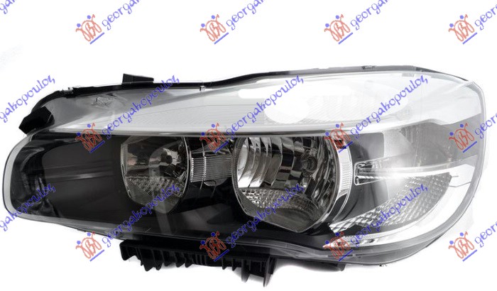 ΦΑΝΟΣ ΕΜΠΡΟΣ ΗΛΕΚΤΡΙΚΟΣ (H7) ΜΕ ΦΩΣ ΗΜΕΡΑΣ LED (Ε) (DEPO)
