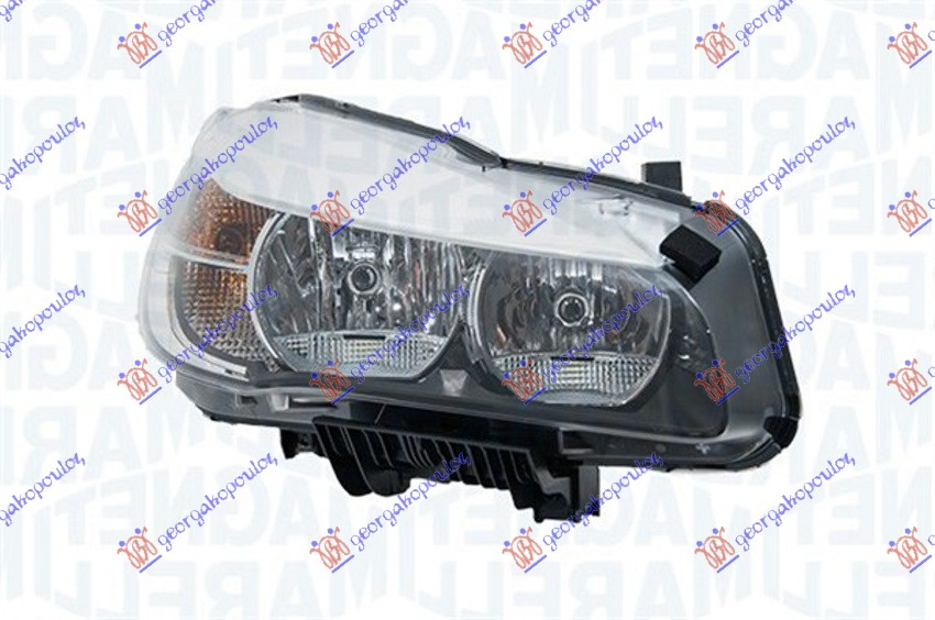 ΦΑΝΟΣ ΕΜΠΡΟΣ ΗΛΕΚΤΡΙΚΟΣ (Η7) ΜΕ ΦΩΣ ΗΜΕΡΑΣ LED (MARELLI)