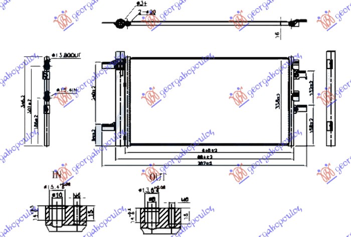 ΨΥΓΕΙΟ A/C 1.5 (225xe) HYBRID-ΒΕΝΖΙΝΗ (620x340x16)