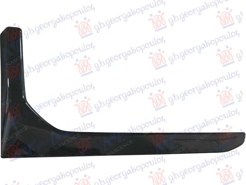 FRONT FENDER MOULDING PAINTED BLACK (M & M-SPORT)