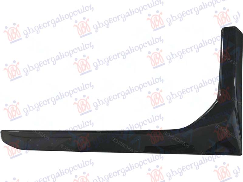 FRONT FENDER MOULDING PAINTED BLACK (M & M-SPORT)