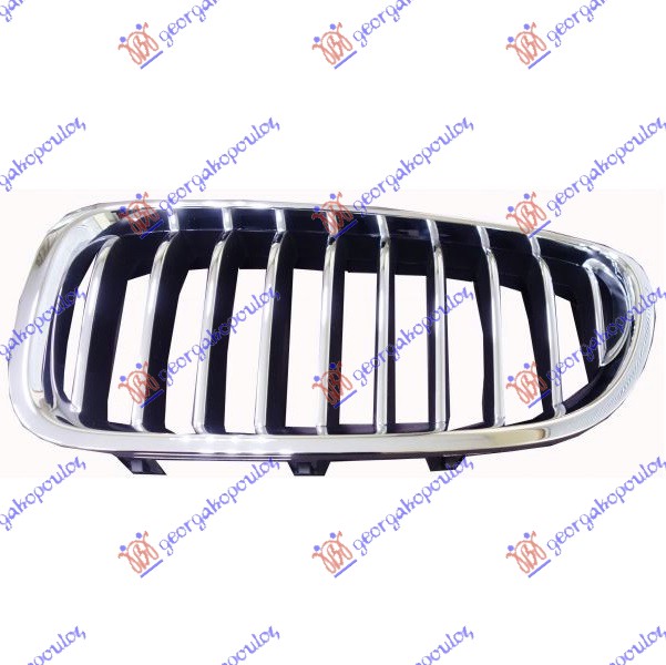 GRILLE SIDE PIECE (CHROME-CHROME/BLACK)