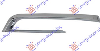 FRONT BUMPER SIDE GRILLE MOULDING (GT/F07) (LUXURY) CHROME