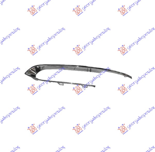 FRONT BUMPER SIDE GRILLE MOULDING (LUXURY) CHROME