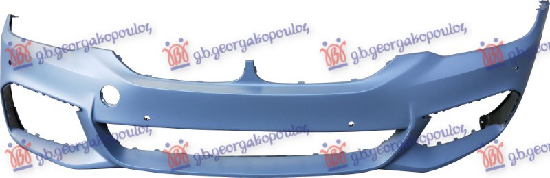 FRONT BUMPER PRIMED (M-SPORT) (W/4 PDC)