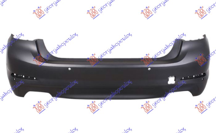 ΠΡΟΦΥΛΑΚΤΗΡΑΣ ΠΙΣΩ ΒΑΦΟΜΕΝΟΣ SEDAN (BASE LINE) (2 ΜΟΝΕΣ ΤΕΤΡΑΓΩΝΕΣ ΕΞΑΤΜΙΣΕΙΣ) (ΜΕ 4 PDC)