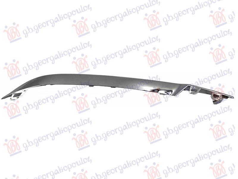 FRONT BUMPER GRILLE MOULDING LOWER CHROME (BASIS)